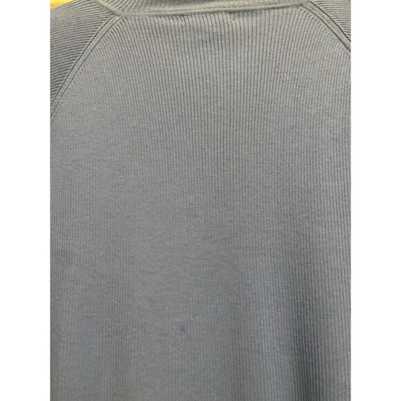 Vintage J Crew Y2K Womens Blue Cotton Ribbed Knit Sweater LS Turtleneck Classic - Picture 10 of 12
